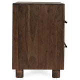 Jaxson 2 Drawer Nightstand, Harvest Brown-Furniture - Bedroom-High Fashion Home