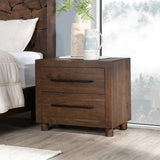 Jaxson 2 Drawer Nightstand, Harvest Brown-Furniture - Bedroom-High Fashion Home