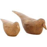 Jay Sculpture, Natural, Set of 2