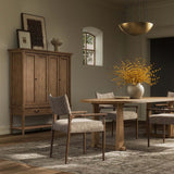 Jayla Arm Chair, Fallingbrook Natural by Four Hands