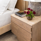 Jaylen Nightstand, Travertine by Four Hands