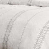 Jayson Duvet Set, Gray Stripe-Accessories-High Fashion Home