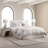 Jayson Duvet Set, Gray Stripe-Accessories-High Fashion Home
