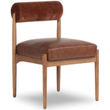 Jazelle Leather Dining Chair, Altair Sienna, Set of 2 by Four Hands