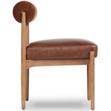 Jazelle Leather Dining Chair, Altair Sienna, Set of 2 by Four Hands