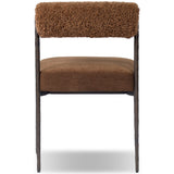 Jazelle Metal Dining Chair, Laughlin Ochre, Set of 2 by Four Hands-Furniture - Dining-High Fashion Home