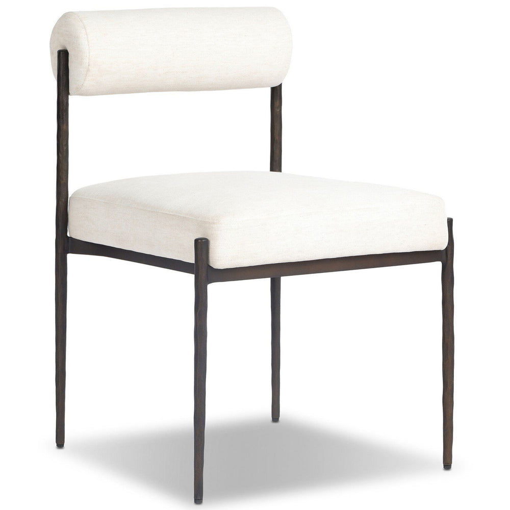 Jazelle Metal Dining Chair, Nomad Snow, Set of 2 by Four Hands-Furniture - Dining-High Fashion Home