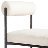 Jazelle Metal Dining Chair, Nomad Snow, Set of 2 by Four Hands-Furniture - Dining-High Fashion Home