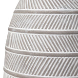 Jeff Table Lamp, White Etching-Lighting-High Fashion Home