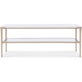 Jen Cocktail Table, Champagne-Furniture - Accent Tables-High Fashion Home