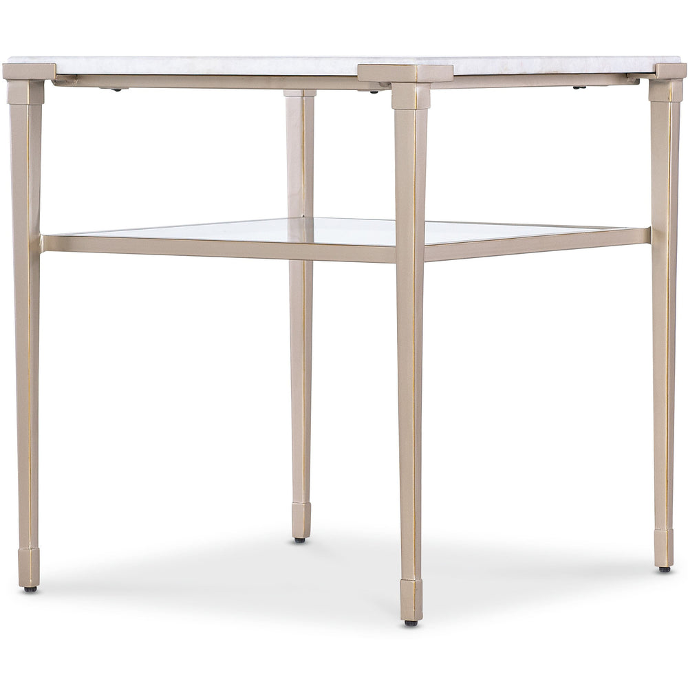 Jen End Table, Champagne