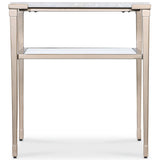 Jen End Table, Champagne