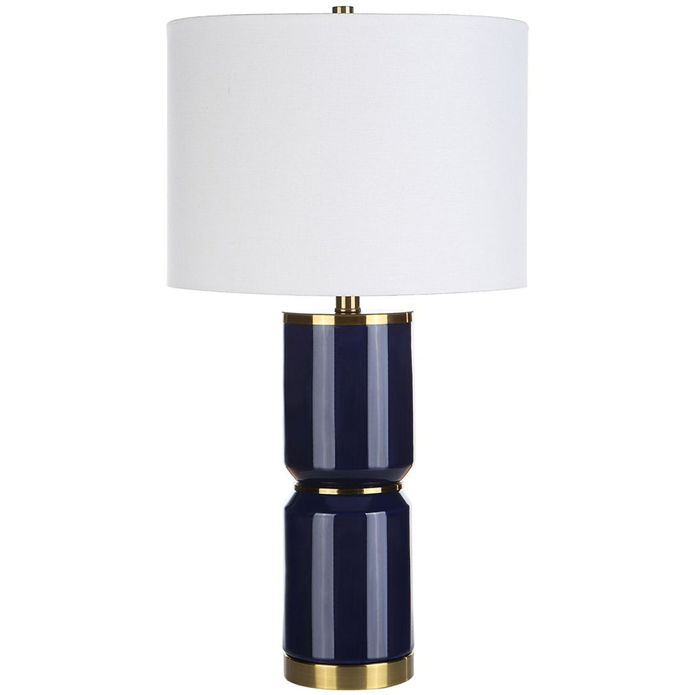 Jennie Table Lamp, Royal Blue-Lighting-High Fashion Home