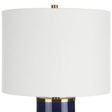 Jennie Table Lamp, Royal Blue-Lighting-High Fashion Home
