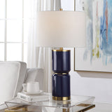 Jennie Table Lamp, Royal Blue-Lighting-High Fashion Home