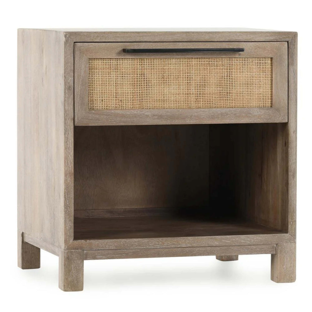 Jensen Nightstand, Meadow Taupe-Furniture - Bedroom-High Fashion Home