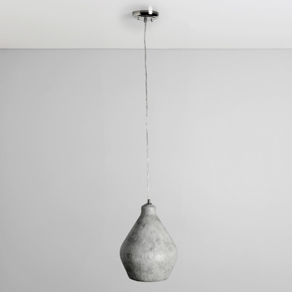 Jerry Round Pendant, Light Grey-Lighting-High Fashion Home