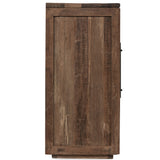 Jett 4 Door Cabinet, Natural-Furniture - Storage-High Fashion Home