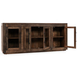 Jett 4 Door Cabinet, Natural-Furniture - Storage-High Fashion Home