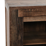 Jett 4 Door Cabinet, Natural-Furniture - Storage-High Fashion Home