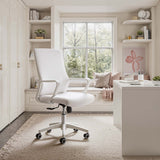 Jett Low Back Office Chair, White