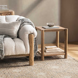 Jilian End Table, Imperial Brown-Furniture - Accent Tables-High Fashion Home