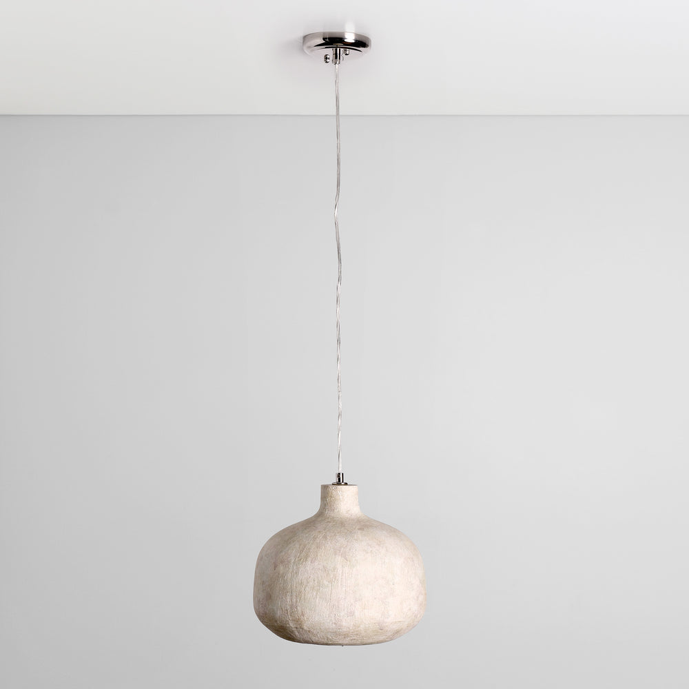 Jodi Round Pendant, Antique White-Lighting-High Fashion Home
