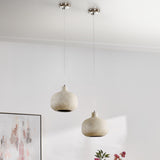 Jodi Round Pendant, Antique White-Lighting-High Fashion Home