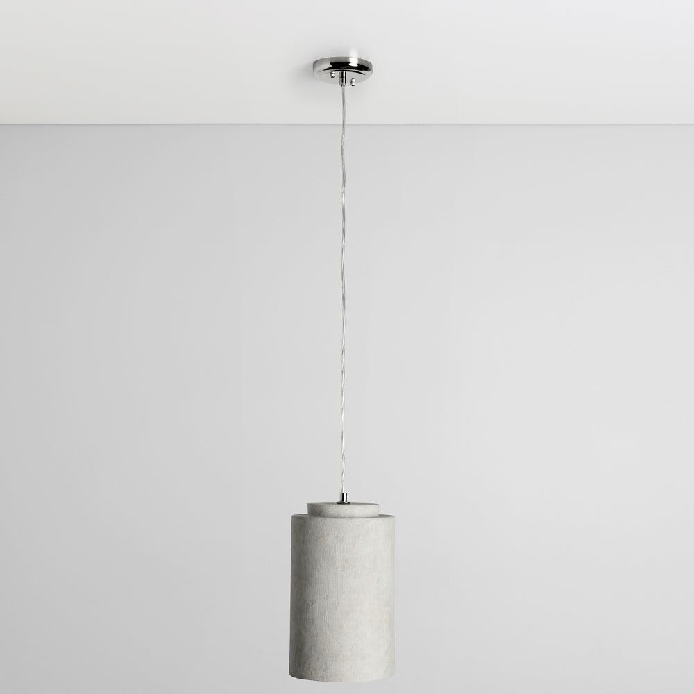 Joel Round Pendant, Light Grey-Lighting-High Fashion Home