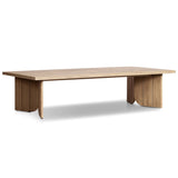 Joette Outdoor Coffee Table, Washed Brown