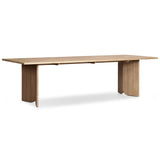 Joette Outdoor Dining Table, Washed Brown