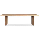 Joette Outdoor Dining Table, Washed Brown