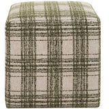 Joie Ottoman, Ireland Plaid-Furniture - Benches-High Fashion Home