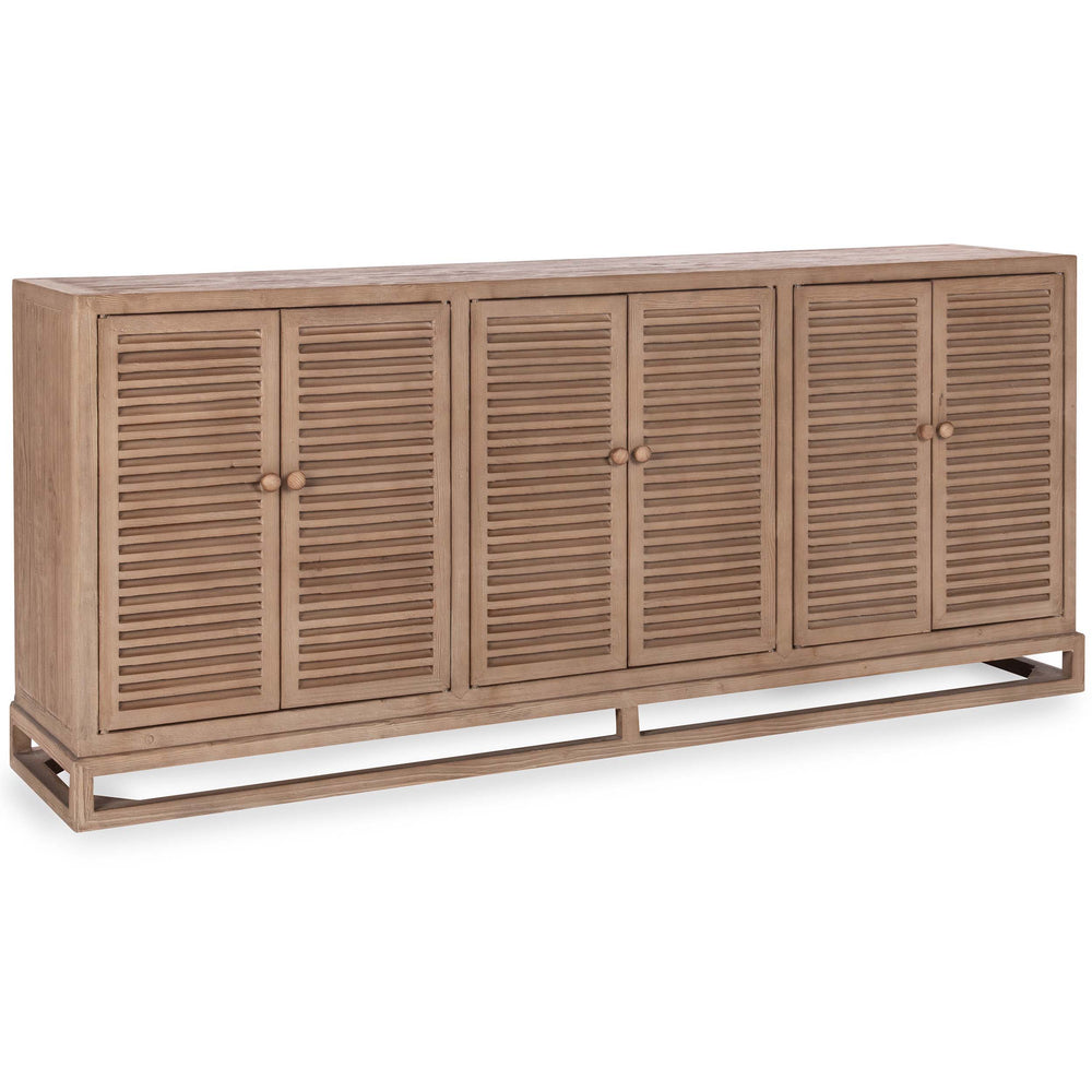 Jolene 6 Door Buffet, Distressed Brown