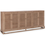 Jolene 6 Door Buffet, Distressed Brown