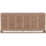 Jolene 6 Door Buffet, Distressed Brown