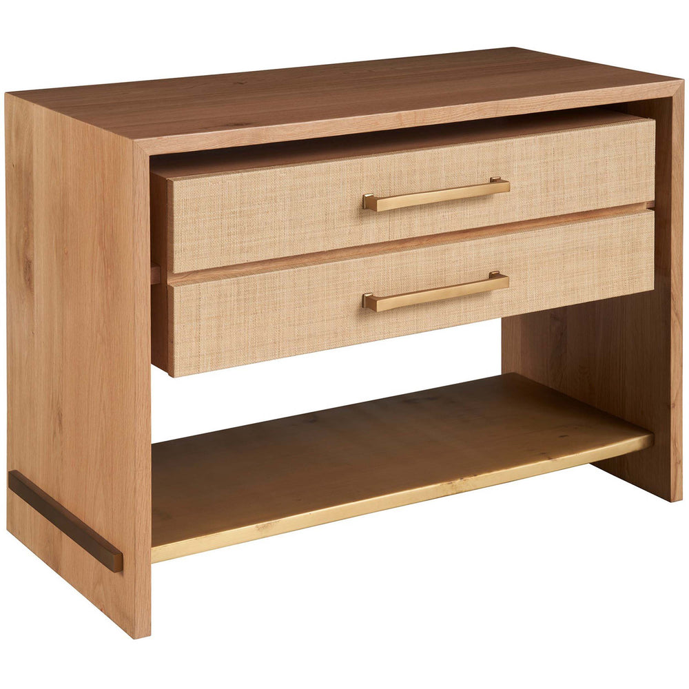 Jonah Nightstand, White Oak-Furniture - Bedroom-High Fashion Home