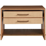 Jonah Nightstand, White Oak-Furniture - Bedroom-High Fashion Home