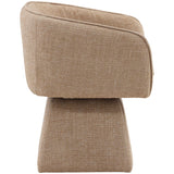 Jonie Swivel Dining Chair, Camel