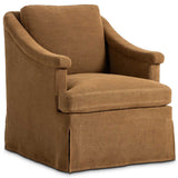 Joplin Swivel Chair, Broadway Gilt by Amber Lewis x Four Hands