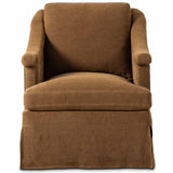 Joplin Swivel Chair, Broadway Gilt by Amber Lewis x Four Hands