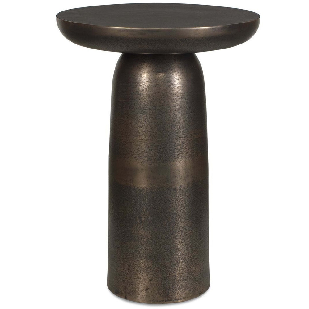 Joppa Outdoor Accent Table, Golden Dark-Furniture - Accent Tables-High Fashion Home