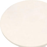 Joppa Outdoor Accent Table, Warm White-Furniture - Accent Tables-High Fashion Home