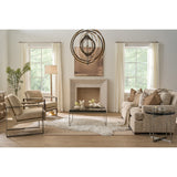 Jordan Side Table, Antique Nickel-Furniture - Accent Tables-High Fashion Home