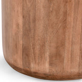 Josie End Table, White Marble-Furniture - Accent Tables-High Fashion Home