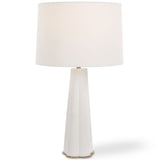 Joss Table Lamp, Satin White-Lighting-High Fashion Home