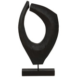 Jourdain Sculpture, Black-Accessories-High Fashion Home
