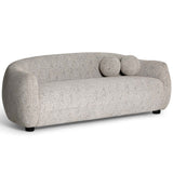 Judy Sofa, Black/White-Furniture - Sofas-High Fashion Home