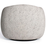 Judy Swivel Chair, Black/White-Furniture - Chairs-High Fashion Home