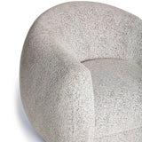 Judy Swivel Chair, Black/White-Furniture - Chairs-High Fashion Home